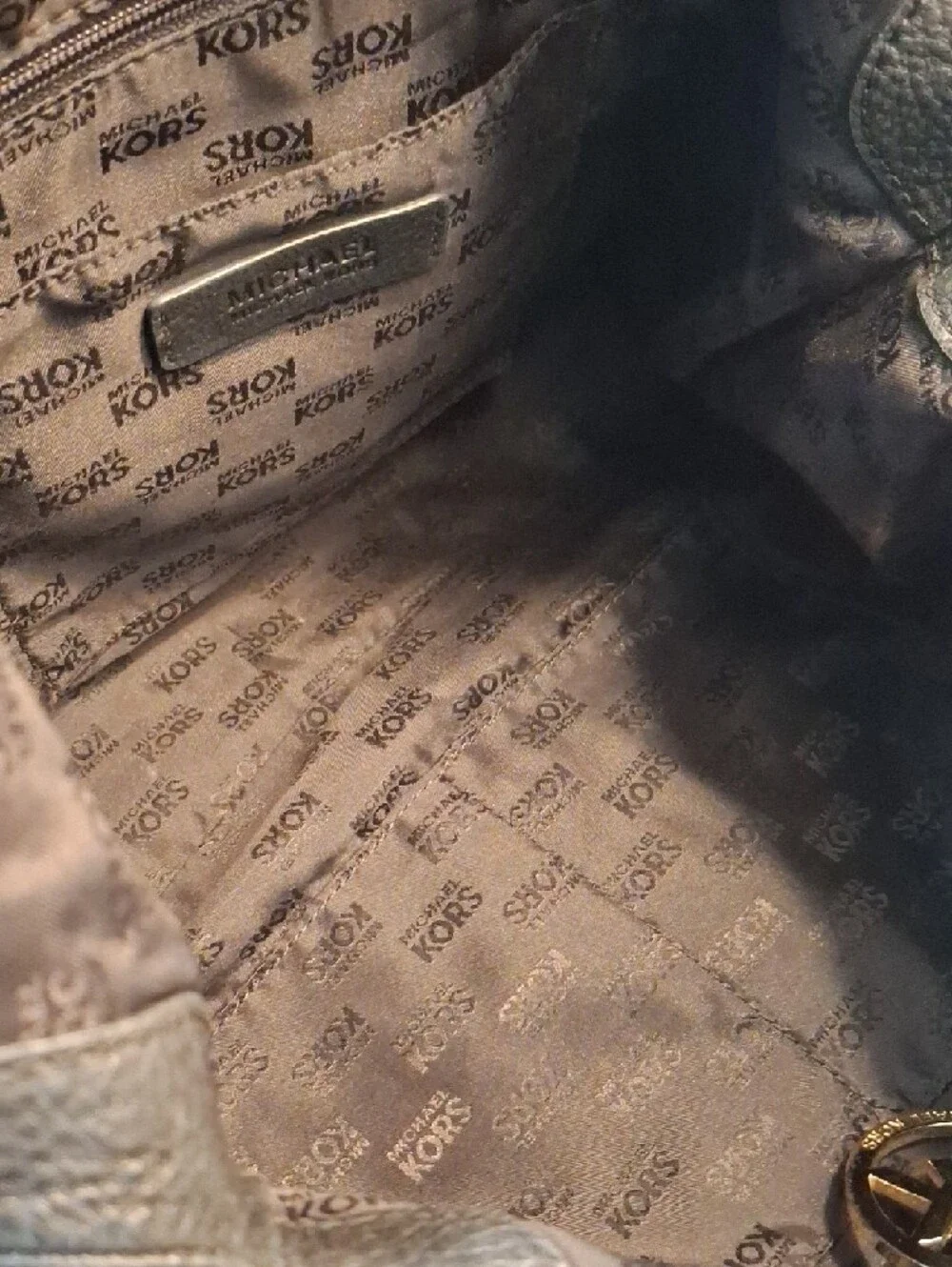 Michael Kors Fulton Black Pebbled Leather Hobo with Gold Hardware